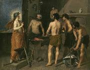 Diego Velazquez Apollo in the Forge of Vulcan Spain oil painting artist